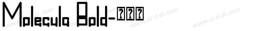 Molecula Bold字体转换